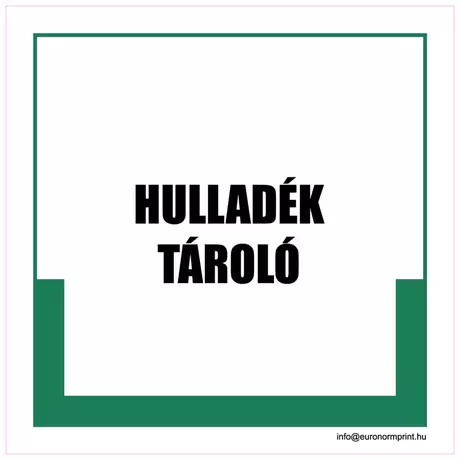 Hulladék tároló