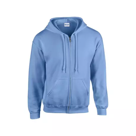 Gildan FullZipp cipzáras kapucnis pulóver (karolina kék)